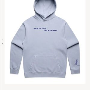 Blue Graphic Hoodie